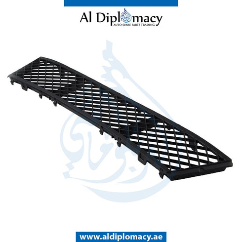 Front Lower BUMPER Grille, CENTER for BMW 5 Series F10 (2010-2016) models, Part Number UN-51117200693