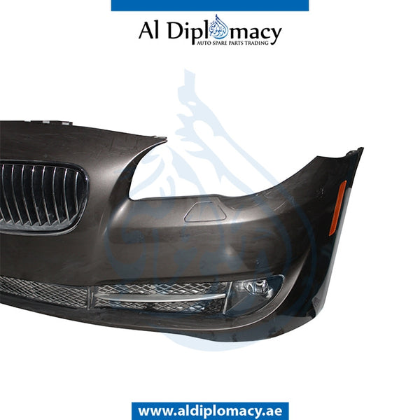 Front Bumper, WITH WIPER Hole, COMPLETE for BMW 5 Series F10 (2010-2016) models, Part Number UN-51117285963-CO