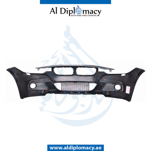 Front Bumper, WITHOUT SENSOR Hole, COMPLETE for BMW 3 Series F30 (2011-2015) models