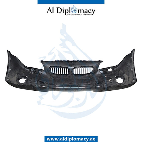 Front Bumper, WITH Sensor, Wiper, AND CAMERA Hole, COMPLETE for BMW 5 Series F10 (2013-2016) models