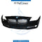 Front Bumper, WITH Sensor, Wiper, AND CAMERA Hole, COMPLETE for BMW 5 Series F10 (2013-2016) models, Part Number UN-51117332678-CO