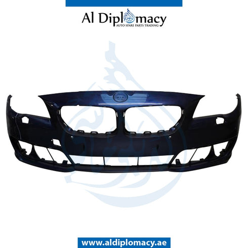 Front Bumper, WITH SENSOR AND CAMERA Hole, EMPTY for BMW 5 Series F10 (2013-2016) models, Part Number UN-51117332678