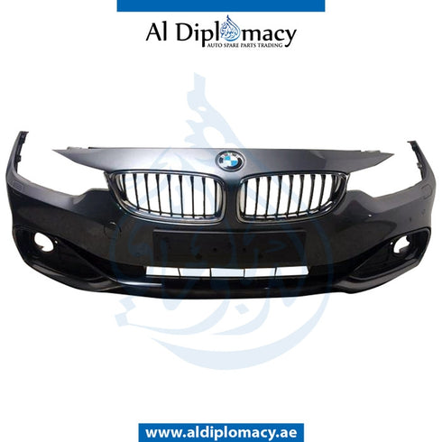 Front Bumper, WITH SENSOR Hole, COMPLETE for BMW 4 Series F32 (2013-2017) models, Part Number UN-51117363267-CO