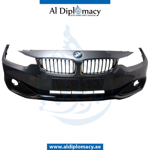 Front Bumper, WITH SENSOR Hole, COMPLETE for BMW 4 Series F32 (2013-2017) models, Part Number UN-51117363267-CO