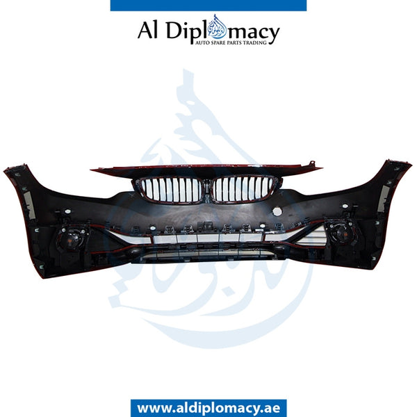 Front Bumper, WITH SENSOR Hole, USA Type, COMPLETE for BMW 4 Series F32 (2013-2017) models, Part Number UN-51117363276-CO