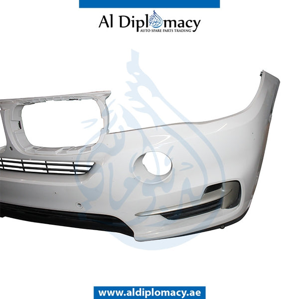 Front Bumper, WITH SENSOR Hole, COMPLETE for BMW X5 Series F15 (2013-2018) models, Part Number UN-51117378598-CO