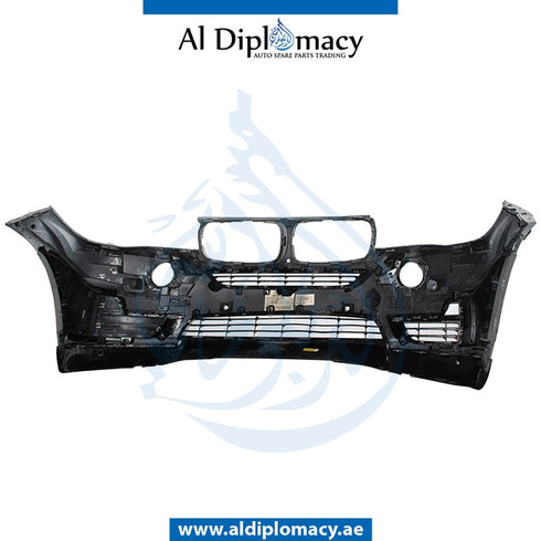 Front Bumper, WITH SENSOR Hole, COMPLETE for BMW X5 Series F15 (2013-2018) models
