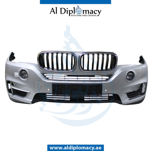 Front Bumper, WITH SENSOR Hole, COMPLETE for BMW X5 Series F15 (2013-2018) models