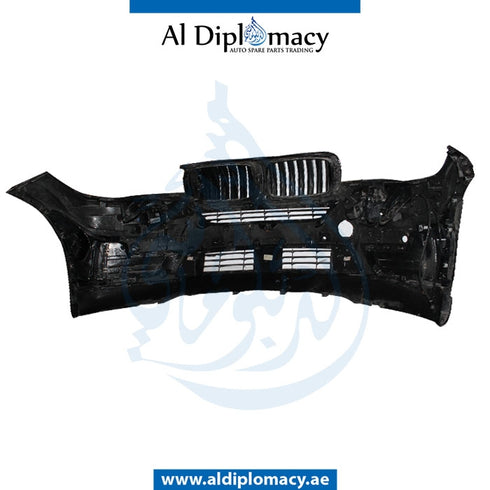 Front Bumper, WITH SENSOR AND WIPER Hole, COMPLETE for BMW X5 Series F15 (2013-2018) models