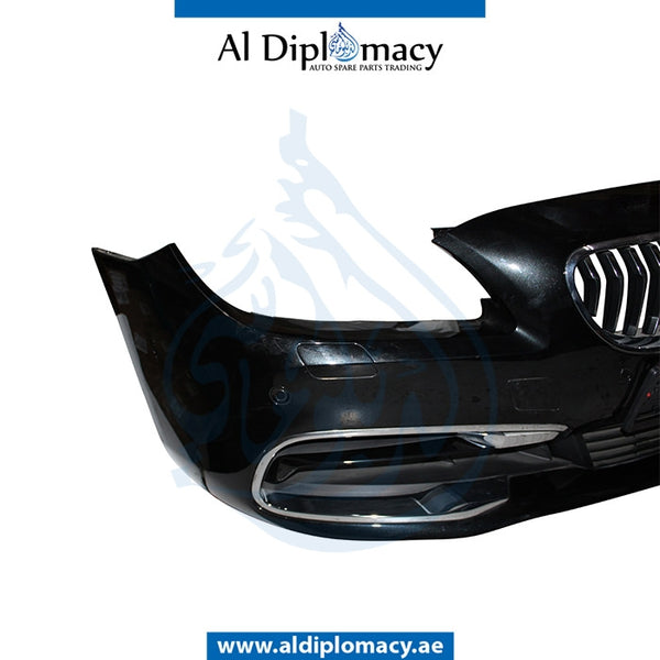 Front Bumper, WITH SENSOR Hole, COMPLETE for BMW 6 Series F06 (2011-2015) models, Part Number UN-51117395703-CO