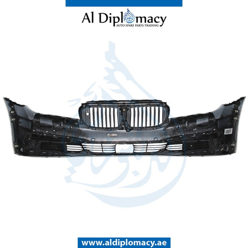 Front Bumper, WITH SENSOR Hole, COMPLETE for BMW 7 Series G11 (2015) models