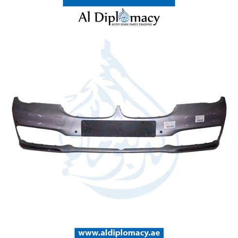 Front Bumper, WITH SENSOR AND WIPER Hole, EMPTY for BMW 7 Series G11 (2015) models, Part Number UN-51117402813