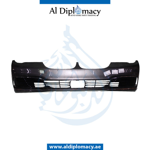 Front Bumper, WITHOUT SENSOR Hole, COMPLETE for BMW 7 Series G11 (2015) models, Part Number UN-51117402815-CO