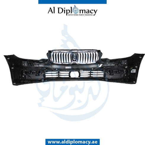 Front Bumper, WITH SENSOR AND WIPER Hole, COMPLETE for BMW 5 Series G30 (2016-2020) models