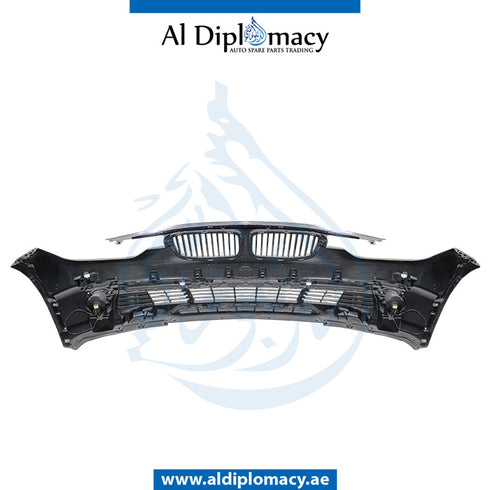 Front Bumper, WITH SENSOR Hole, COMPLETE for BMW 3 Series F35 (2012-2015) models