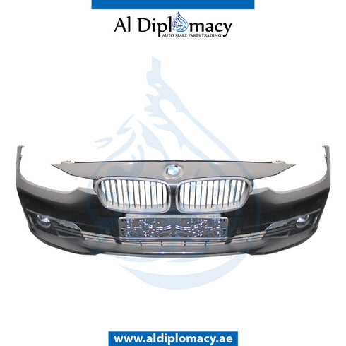 Front Bumper, WITH SENSOR Hole, COMPLETE for BMW 3 Series F35 (2012-2015) models, Part Number UN-51117429322-CO