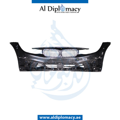 Front Bumper, WITH SENSOR AND WIPER Hole, COMPLETE for BMW 7 Series G11 (2015) models