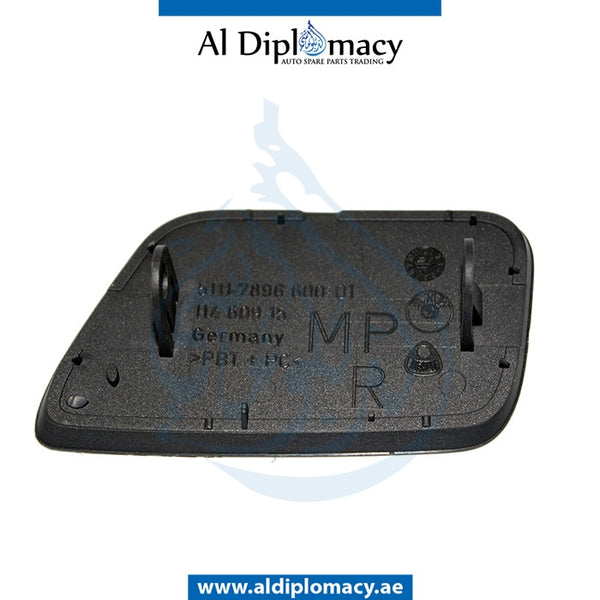 Right HEADLIGHT WASHER COVER for BMW 5 Series E60 (2004-2010) models, Part Number UN-51117896600