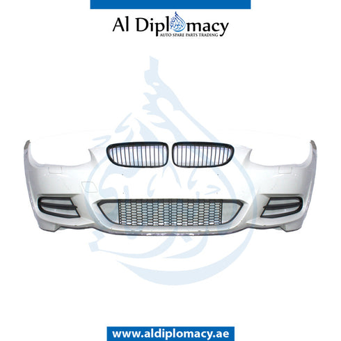 Front Bumper, WITH WIPER Hole, M Look, COMPLETE for BMW 3 Series E92 (2005-2013) models, Part Number UN-51118035785-CO