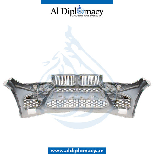 Front Bumper, WITH SENSOR AND WIPER Hole, COMPLETE for BMW X5 Series F85 (2014-2018) models