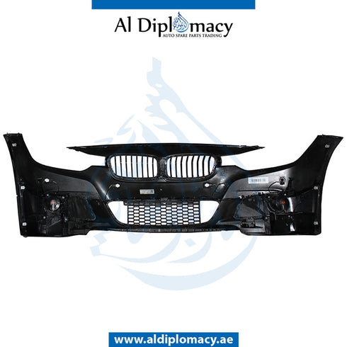 Front Bumper, WITH SENSOR Hole, M Look, COMPLETE for BMW 3 Series F30 (2011-2015) models
