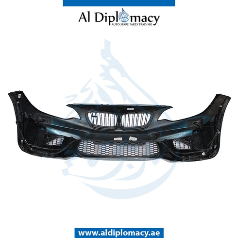 Front Bumper, WITH WIPER Hole, COMPLETE for BMW 2 Series F87 (2018-2021) models
