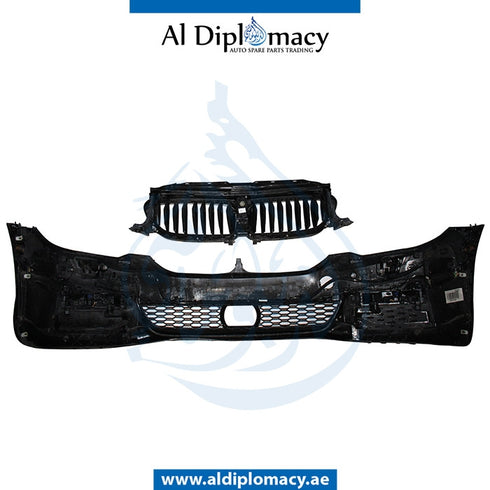 Front Bumper, WITH SENSOR AND WIPER Hole, M Look, COMPLETE for BMW 5 Series G30 (2016-2020) models