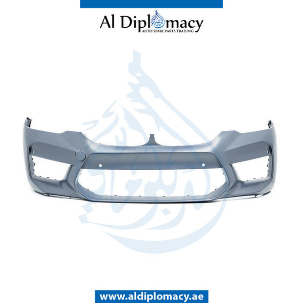 Front Bumper, WITH SENSOR Hole, EMPTY for BMW 3 Series F90 (2020-2023) models, Part Number UN-51118073720