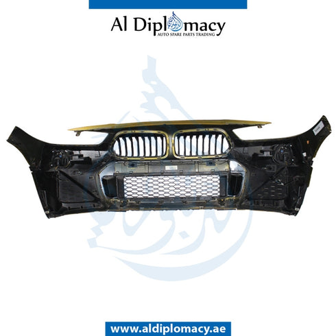 Front Bumper, WITH SENSOR Hole, M Look, COMPLETE for BMW X2 Series F39 (2017-2023) models