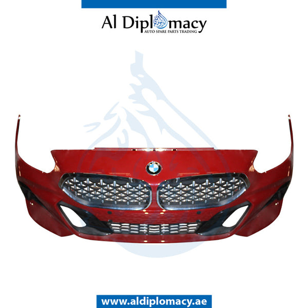 Front Bumper, WITH SENSOR Hole, M Style, COMPLETE for BMW Z4 Series G29 (2018-2023) models, Part Number UN-51118746249-CO
