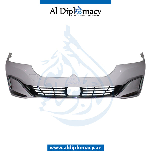 Front Bumper, WITHOUT SENSOR Hole, COMPLETE for BMW 7 Series G11 (2019-2022) models, Part Number UN-51119466570-CO