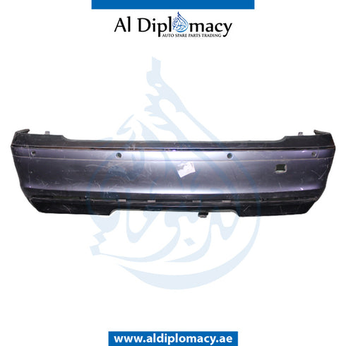 Rear Bumper, WITH SENSOR Hole, COMPLETE for BMW 7 Series E65 (2001-2008) models, Part Number UN-51127042697-CO