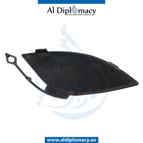 Rear Right BUMPER TOWING HOOK COVER for BMW X6 Series E71 (2008-2014) models, Part Number UN-51127176252