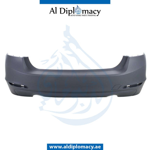 Rear Bumper, WITHOUT SENSOR HOLE for BMW 3 Series F30 (2011-2015) models, Part Number UN-51127312726