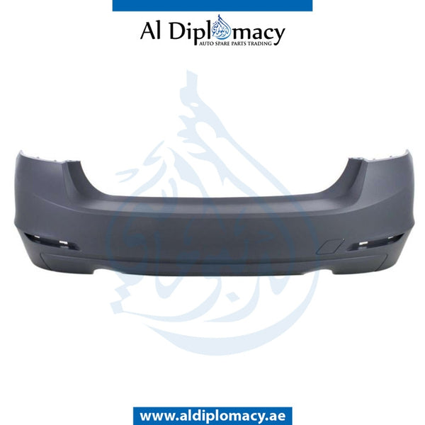 Rear Bumper, WITHOUT SENSOR HOLE for BMW 3 Series F30 (2011-2015) models, Part Number UN-51127312726