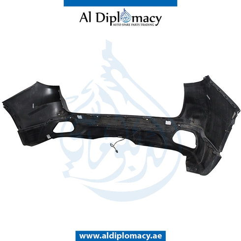 Rear Bumper, WITH SENSOR Hole, COMPLETE for BMW X5 Series F15 (2013-2018) models, Part Number UN-51127378571-CO