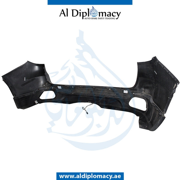 Rear Bumper, WITH SENSOR Hole, COMPLETE for BMW X5 Series F15 (2013-2018) models, Part Number UN-51127378571-CO