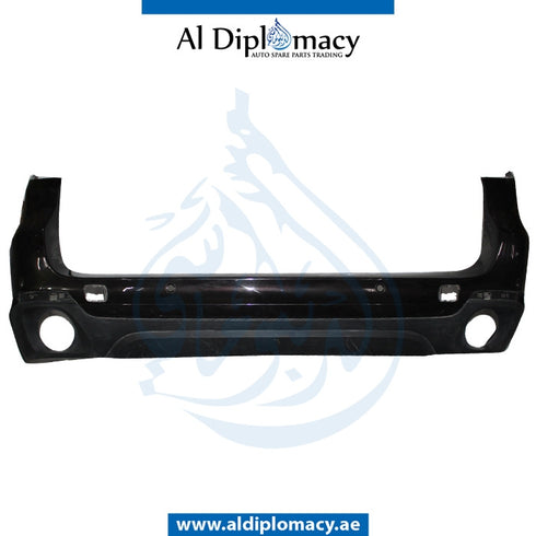 Rear Bumper, WITH SENSOR Hole, COMPLETE for BMW X5 Series F15 (2013-2018) models, Part Number UN-51127384334