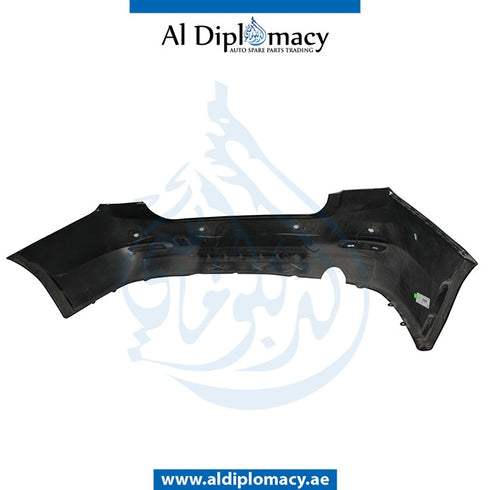 Rear Bumper, WITH Sensor, AND CAMERA Hole, COMPLETE for BMW 3 Series F30 (2015-2019) models, Part Number UN-51127384603-CO