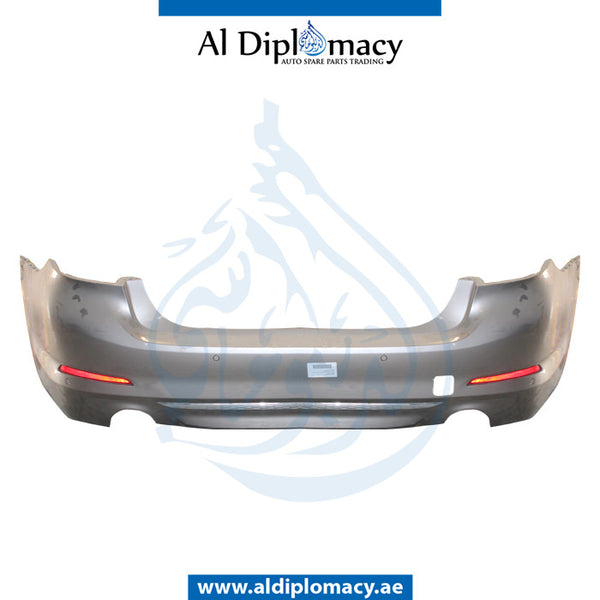 Rear Bumper, WITH SENSOR Hole, COMPLETE for BMW 5 Series G30 (2016-2020) models, Part Number UN-51127475599-CO