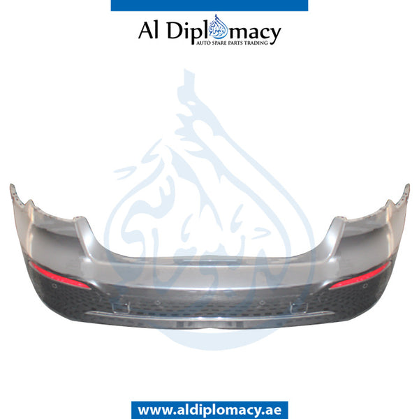 Rear Bumper, WITH SENSOR Hole, COMPLETE for BMW 3 Series F34 (2016-2021) models, Part Number UN-51127477802-CO