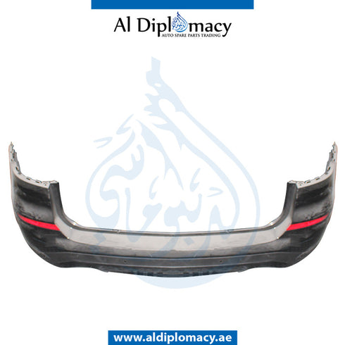 Rear Bumper, WITH SENSOR Hole, COMPLETE for BMW X3 Series G01 (2017-2021) models, Part Number UN-51127488214-CO
