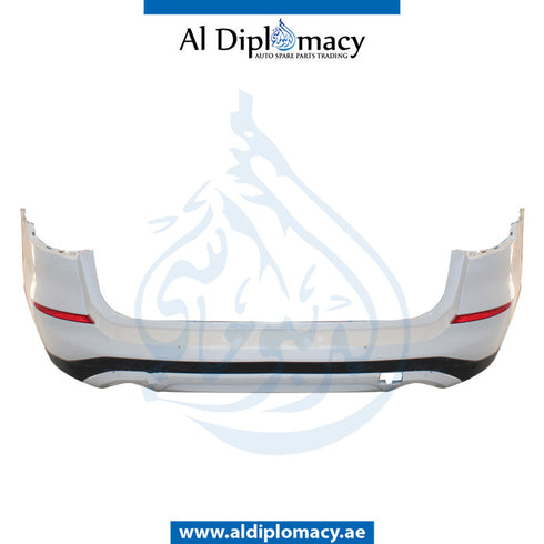 Rear Bumper, WITH SENSOR Hole, COMPLETE for BMW X3 Series G01 (2017-2021) models, Part Number UN-51127488220-CO