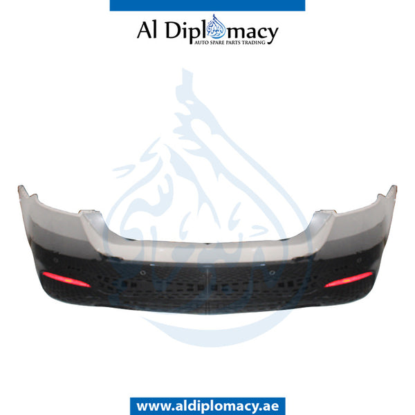 Rear Bumper, WITH SENSOR Hole, COMPLETE for BMW 4 Series F32 (2013-2017) models, Part Number UN-51127496095-CO