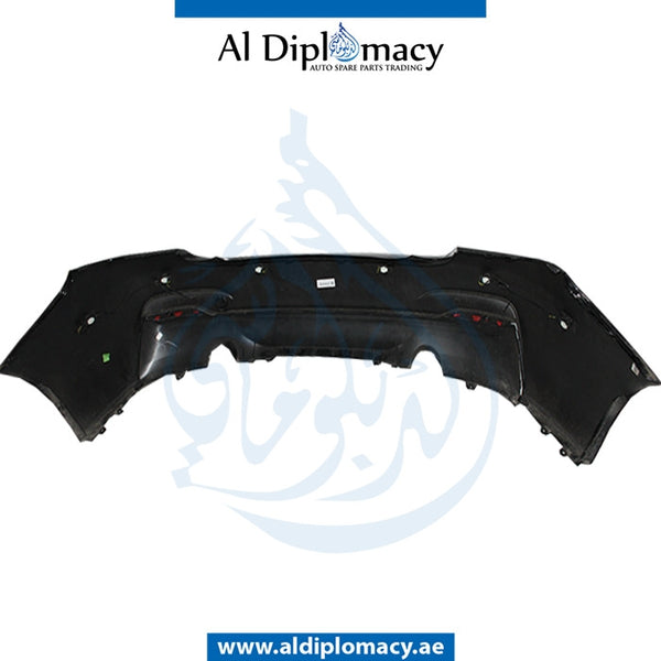Rear Bumper, WITH SENSOR Hole, M Look, COMPLETE for BMW 2 Series F22 (2017-2021) models, Part Number UN-51128055965-CO