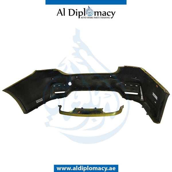 Rear Bumper, WITH SENSOR Hole, COMPLETE for BMW 4 Series F82 (2017-2020) models, Part Number UN-51128056223-CO