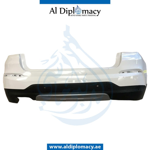 Rear Bumper, WITH SENSOR Hole, EMPTY for BMW X4 Series F26 (2014-2018) models, Part Number UN-51128064118