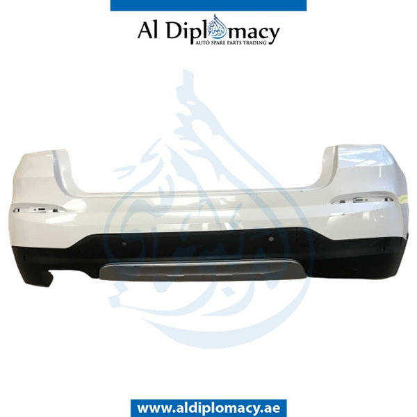 Rear Bumper, WITH SENSOR Hole, EMPTY for BMW X4 Series F26 (2014-2018) models, Part Number UN-51128064118