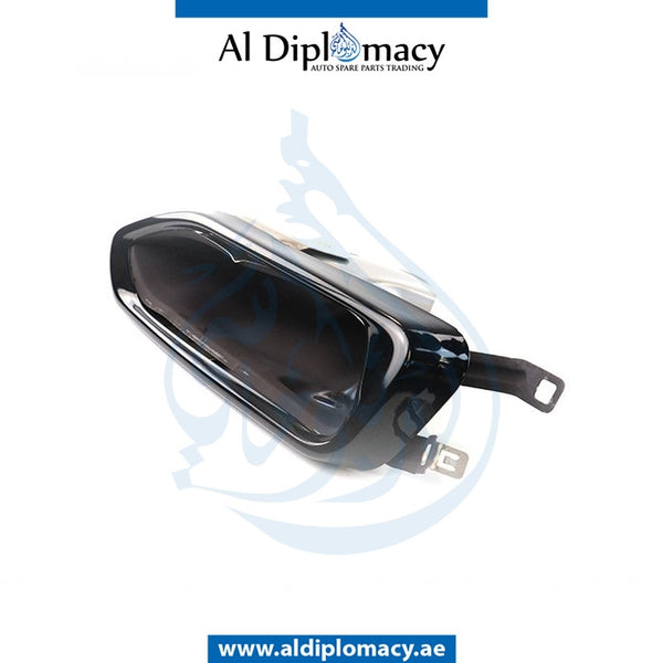 Left EXHAUST TAILPIPE TIP for BMW 7 Series G11 (2015) models, Part Number UN-51128064763