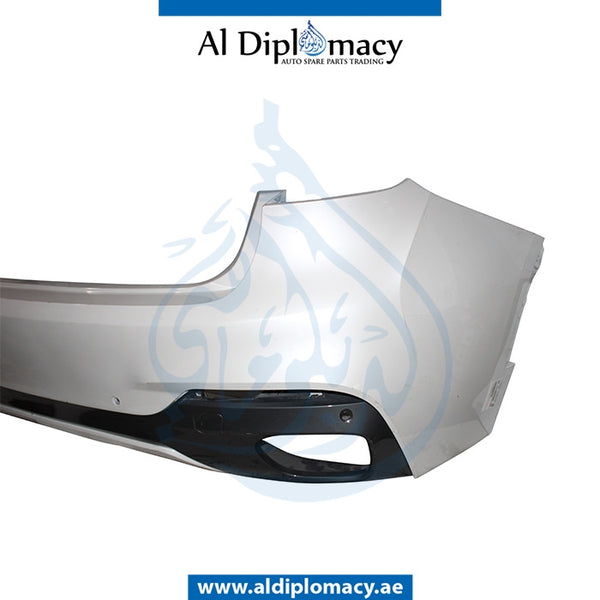 Rear Bumper, WITH SENSOR Hole, M Look, COMPLETE for BMW X6 Series F16 (2014-2019) models, Part Number UN-51128065888-CO